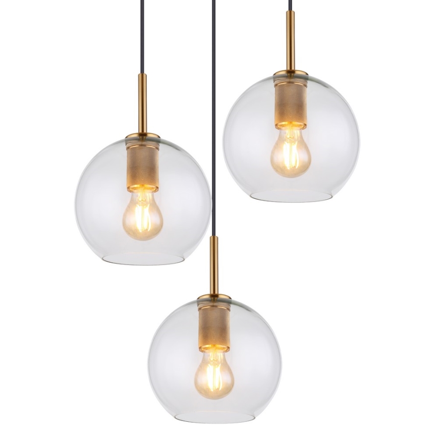 Globo - Luster na sajli 3xE27/60W/230V