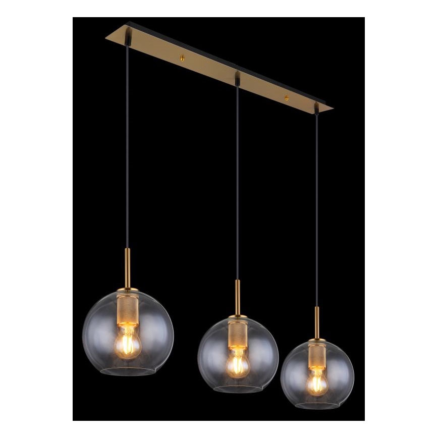 Globo - Luster na sajli 3xE27/60W/230V