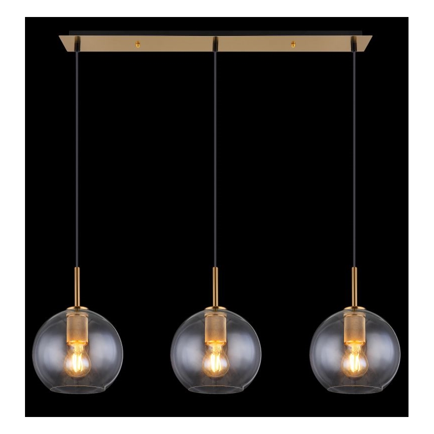 Globo - Luster na sajli 3xE27/60W/230V
