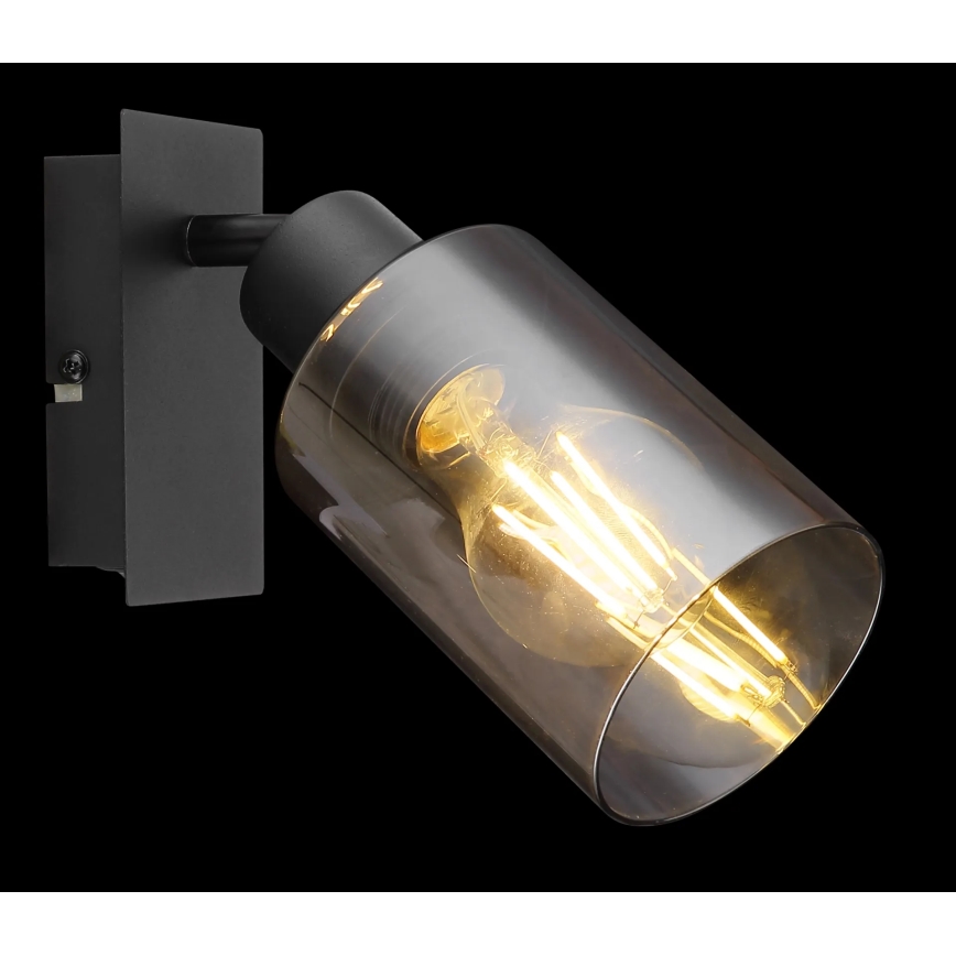 Globo - Zidna reflektorska lampa 1xE27/15W/230V crno