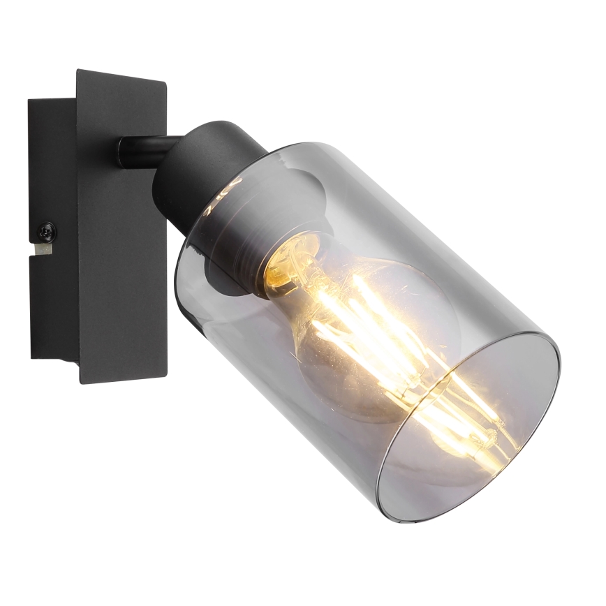 Globo - Zidna reflektorska lampa 1xE27/15W/230V crno
