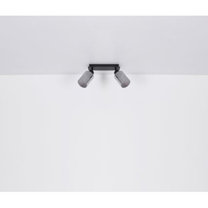 Globo - Reflektorska lampa 2xE27/15W/230V crno