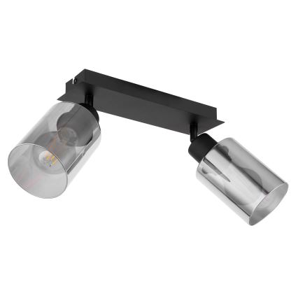 Globo - Reflektorska lampa 2xE27/15W/230V crno