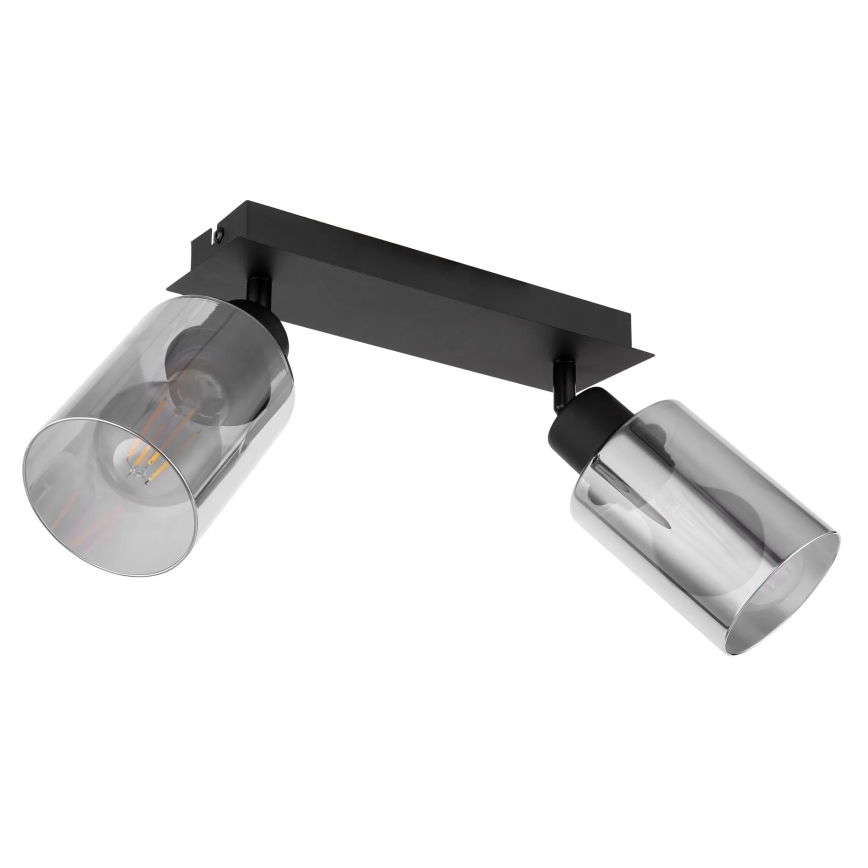 Globo - Reflektorska lampa 2xE27/15W/230V crno