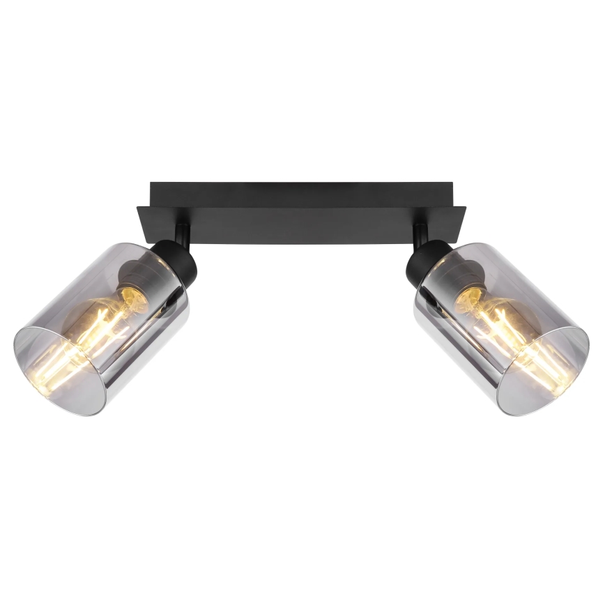 Globo - Reflektorska lampa 2xE27/15W/230V crno