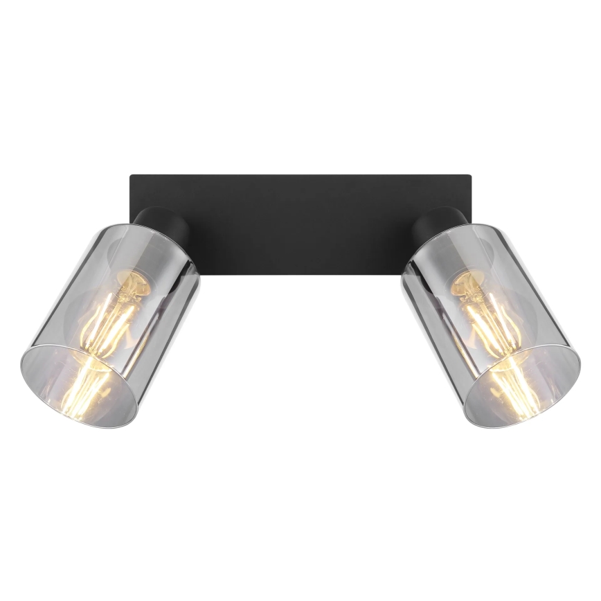 Globo - Reflektorska lampa 2xE27/15W/230V crno