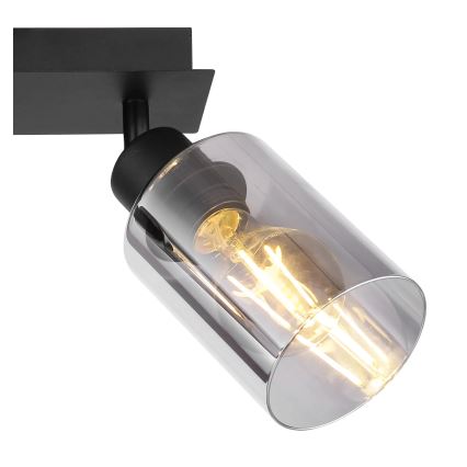 Globo - Reflektorska lampa 2xE27/15W/230V crno