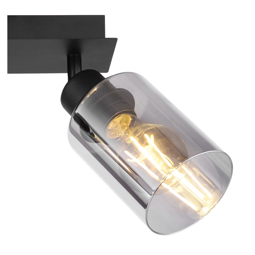 Globo - Reflektorska lampa 2xE27/15W/230V crno