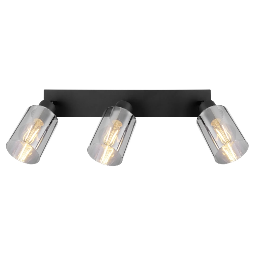 Globo - Reflektorska lampa 3xE27/15W/230V crno
