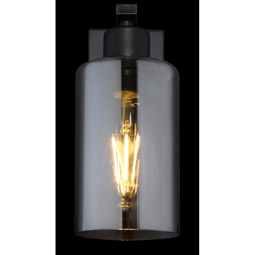 Globo - Zidna lampa 1xE27/60W/230V crno