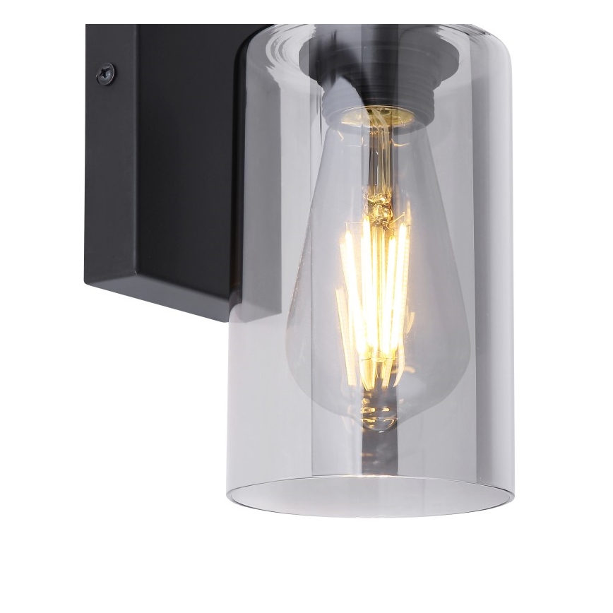 Globo - Zidna lampa 1xE27/60W/230V crno