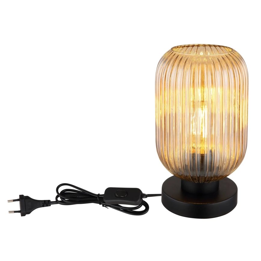 Globo - Stona lampa 1xE27/40W/230V braon