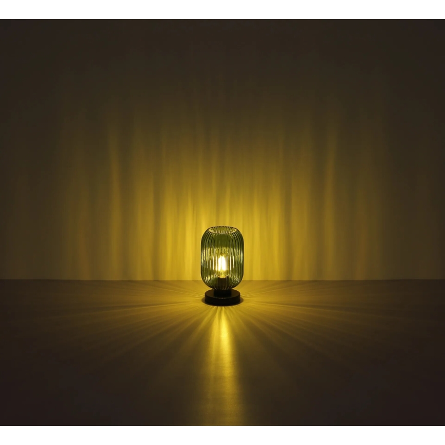 Globo - Stona lampa 1xE27/40W/230V zelena