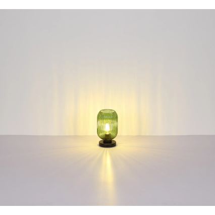 Globo - Stona lampa 1xE27/40W/230V zelena