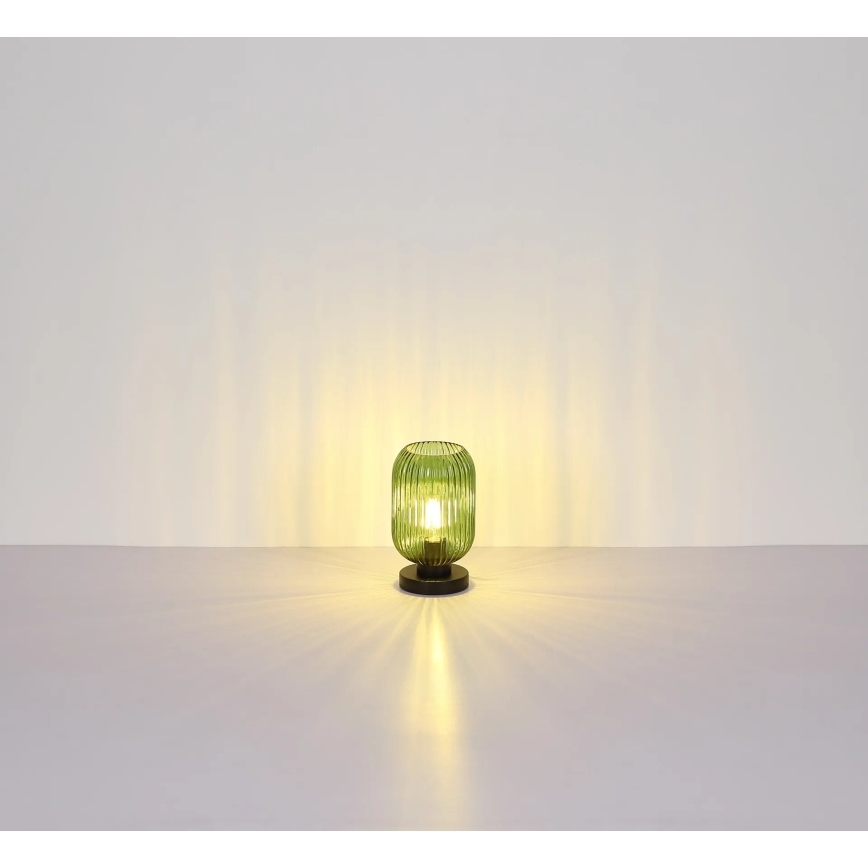Globo - Stona lampa 1xE27/40W/230V zelena