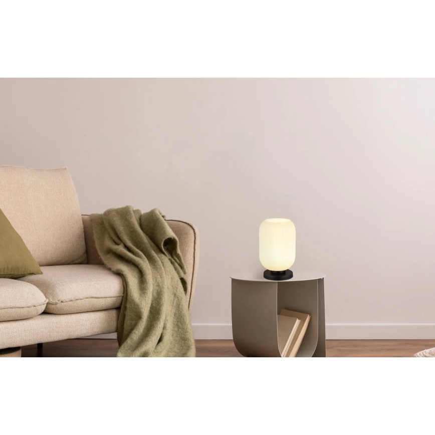 Globo - Stona lampa 1xE27/40W/230V bela