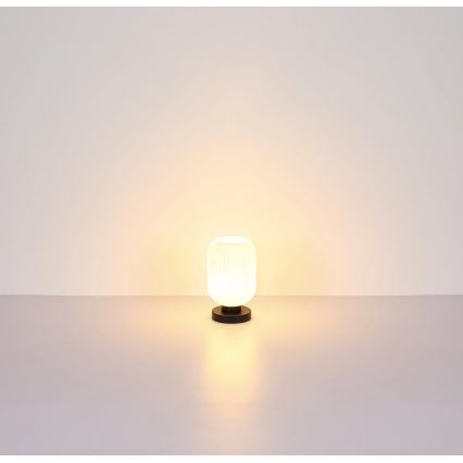 Globo - Stona lampa 1xE27/40W/230V bela