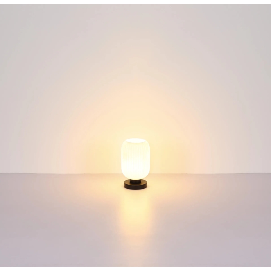 Globo - Stona lampa 1xE27/40W/230V bela