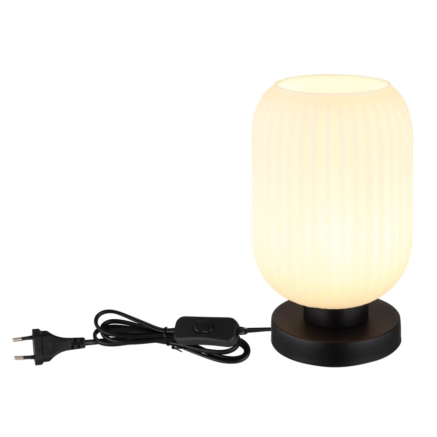 Globo - Stona lampa 1xE27/40W/230V bela