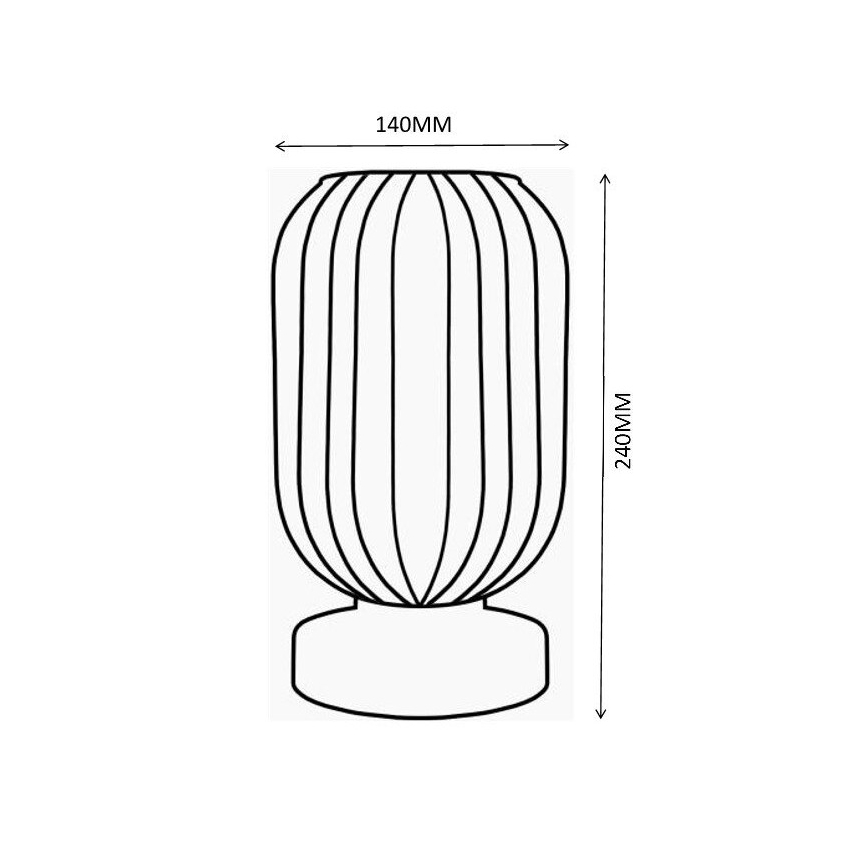 Globo - Stona lampa 1xE27/40W/230V ljubičasta