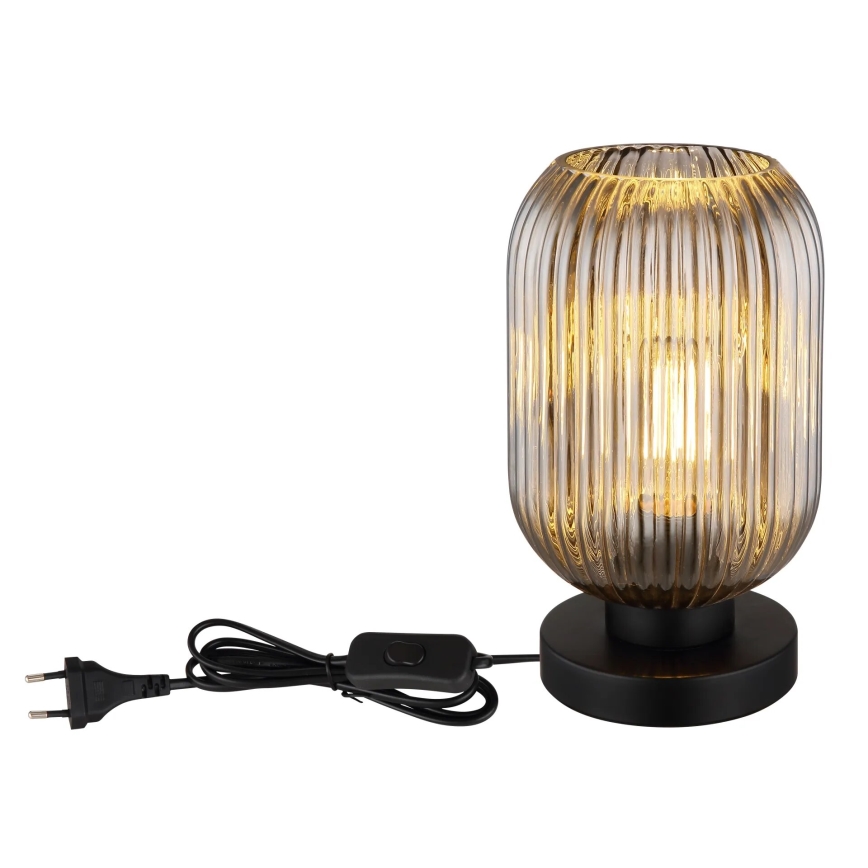 Globo - Stona lampa 1xE27/40W/230V sivo