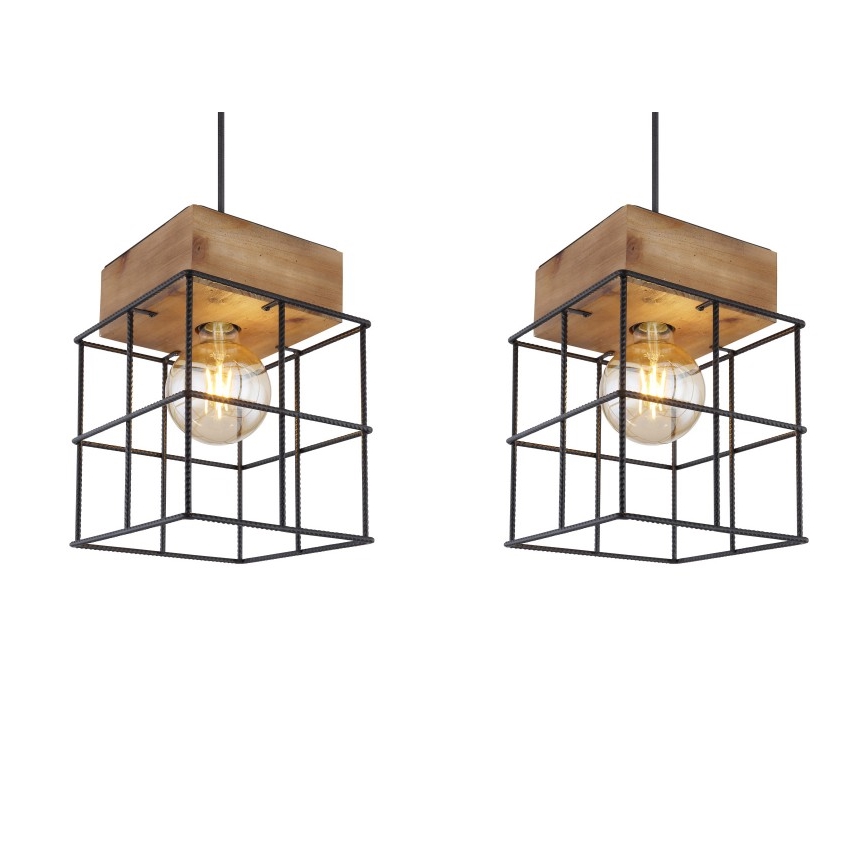 Globo - Luster na sajli 3xE27/60W/230V