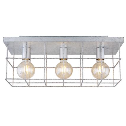 Globo 15530Z-3D - Plafonjera MERRIL 3xE27/60W/230V