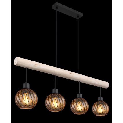 Globo - Luster na sajli 4xE27/15W/230V