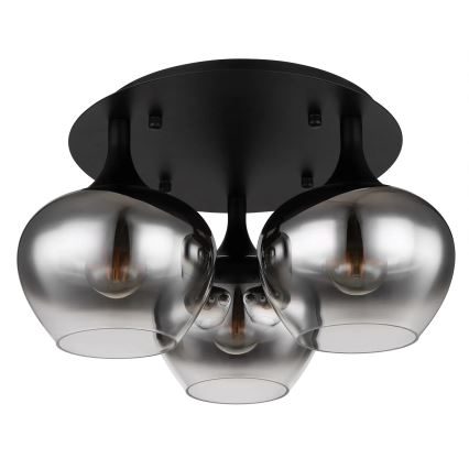 Globo - Nadgradni luster 3xE27/40W/230V pr. 45 cm crno