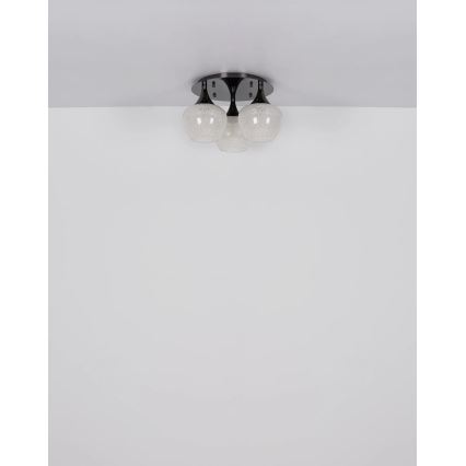 Globo - Nadgradni luster 3xE27/40W/230V antracit