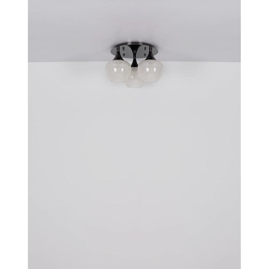 Globo - Nadgradni luster 3xE27/40W/230V antracit