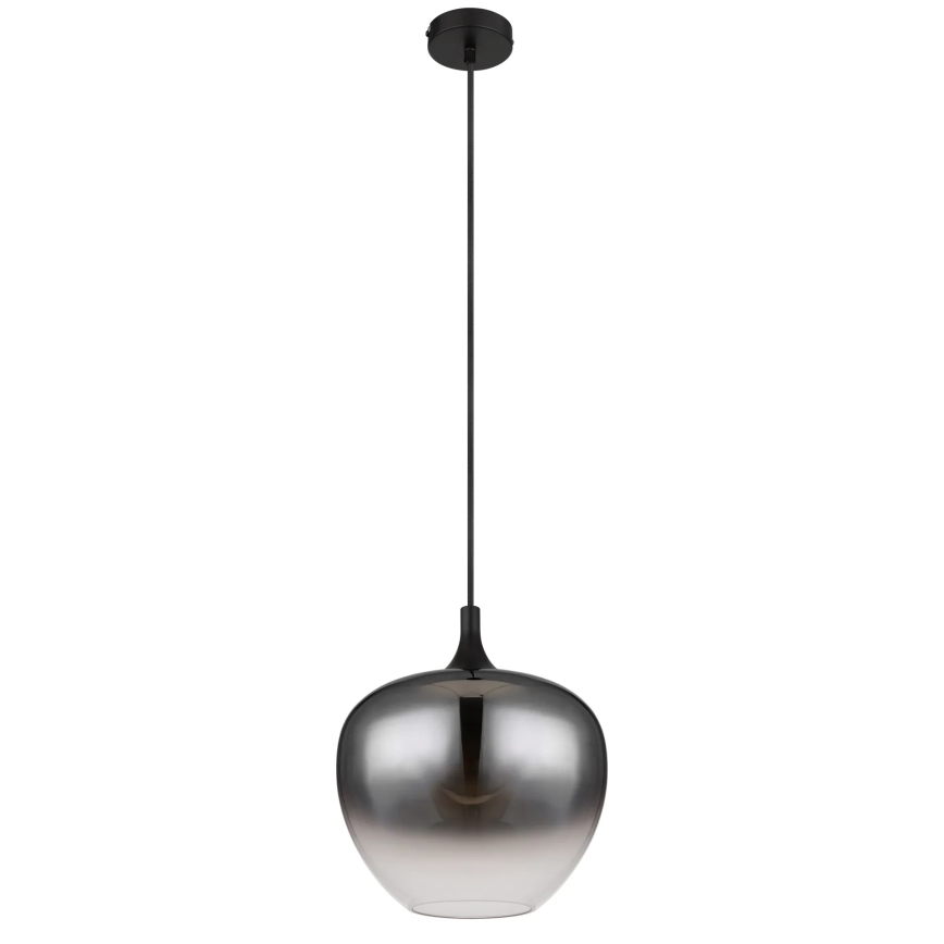 Globo - Luster na sajli 1xE27/60W/230V pr. 29 cm crno