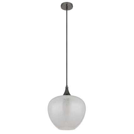 Globo - Luster na sajli 1xE27/40W/230V pr. 29 cm bela/antracit
