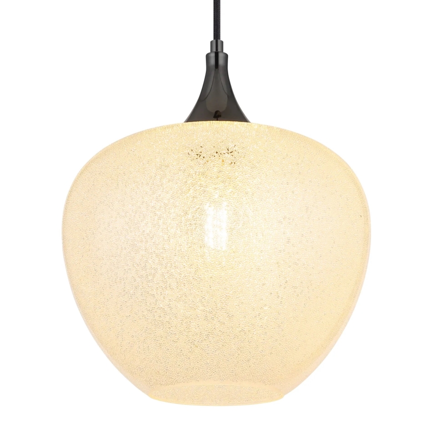 Globo - Luster na sajli 1xE27/40W/230V pr. 29 cm bela/antracit