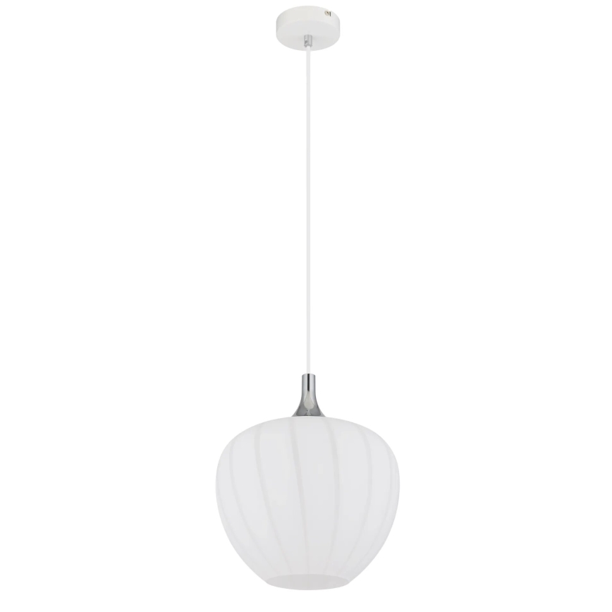 Globo - Luster na sajli 1xE27/60W/230V pr. 29 cm bela