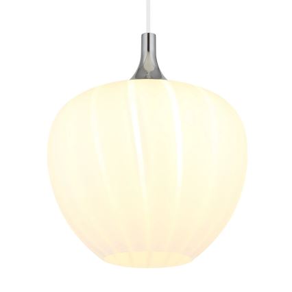 Globo - Luster na sajli 1xE27/60W/230V pr. 29 cm bela