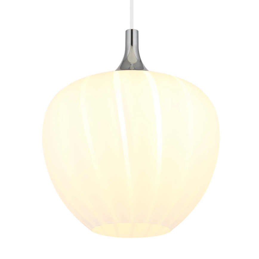Globo - Luster na sajli 1xE27/60W/230V pr. 29 cm bela
