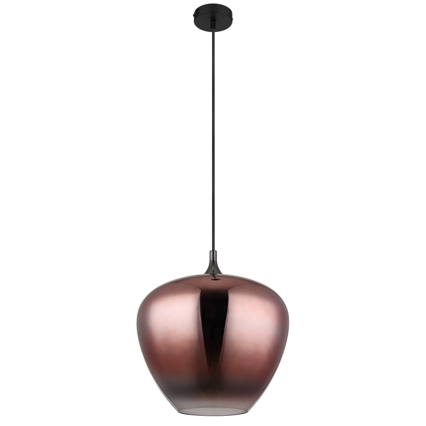 Globo - Luster na sajli 1xE27/60W/230V pr. 40 cm bakrena