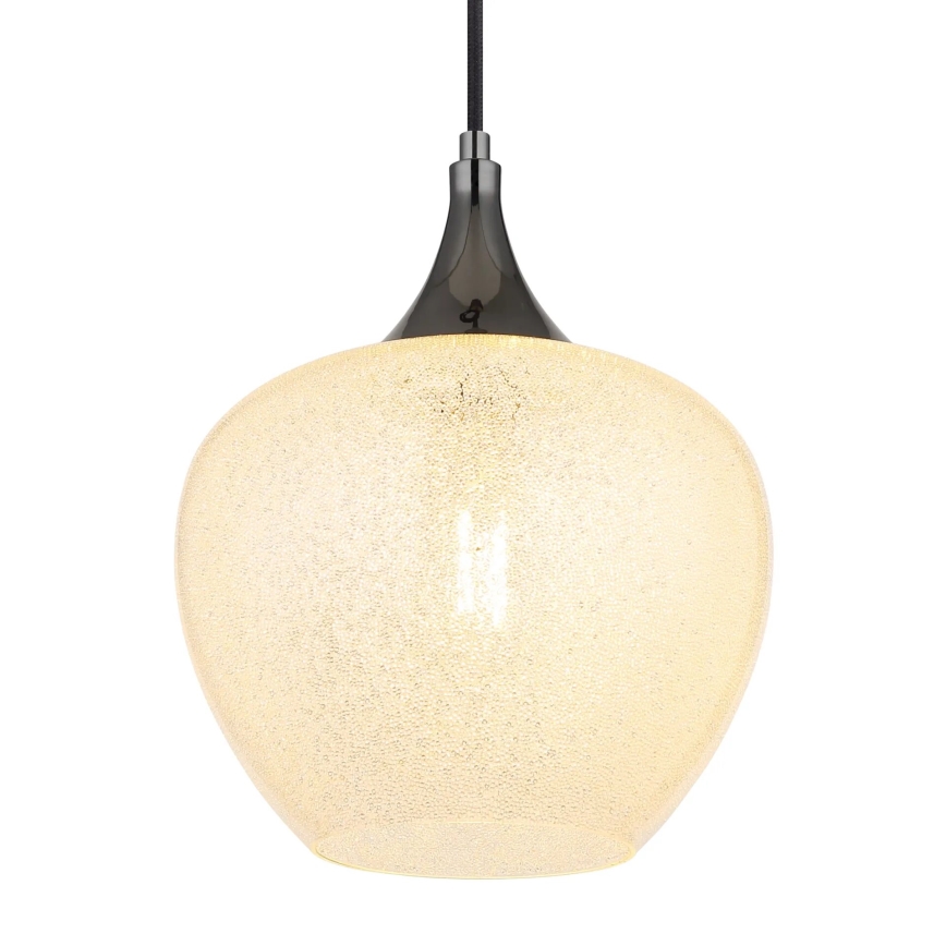 Globo - Luster na sajli 1xE27/40W/230V pr. 24 cm bela/antracit