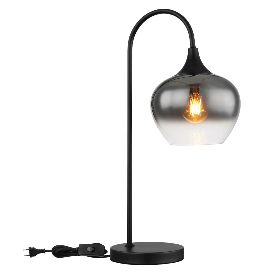 Globo - Stona lampa 1xE27/40W/230V crno