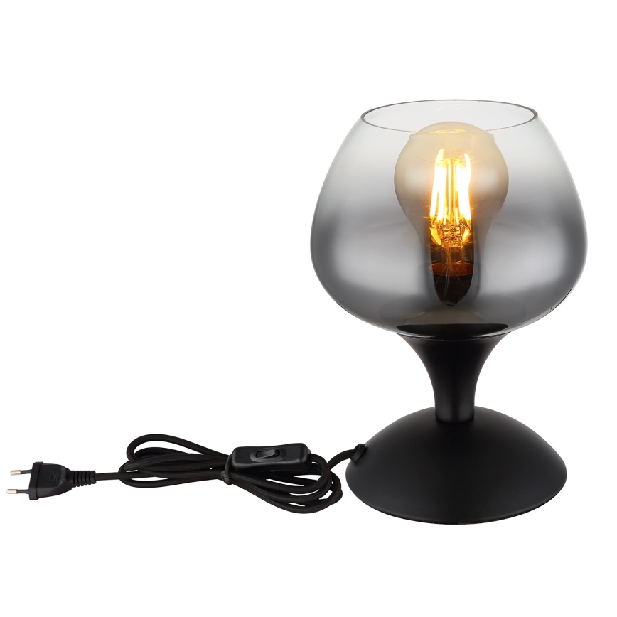 Globo - Stona lampa 1xE27/40W/230V crno