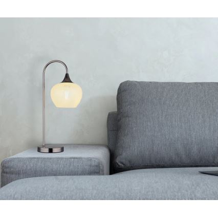 Globo - Stona lampa 1xE27/40W/230V bela/antracit