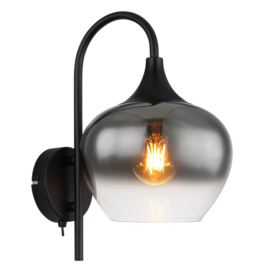 Globo - Zidna lampa 1xE27/40W/230V crno