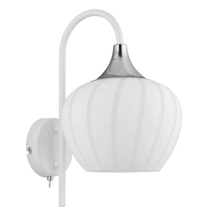 Globo - Zidna lampa 1xE27/40W/230V bela