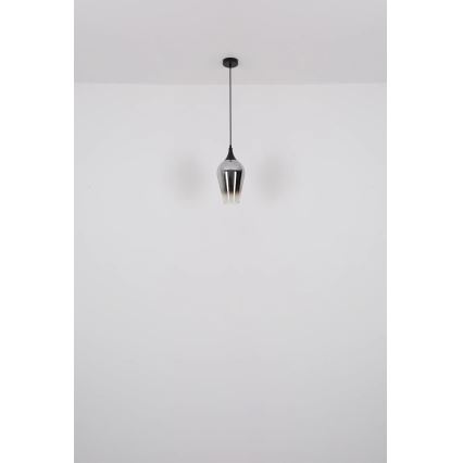 Globo - Luster na sajli 1xE27/60W/230V pr. 18 cm bakrena