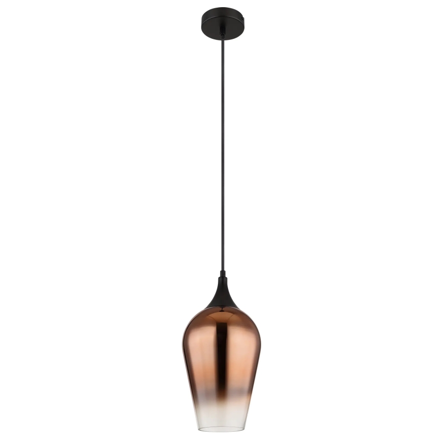 Globo - Luster na sajli 1xE27/60W/230V pr. 18 cm bakrena