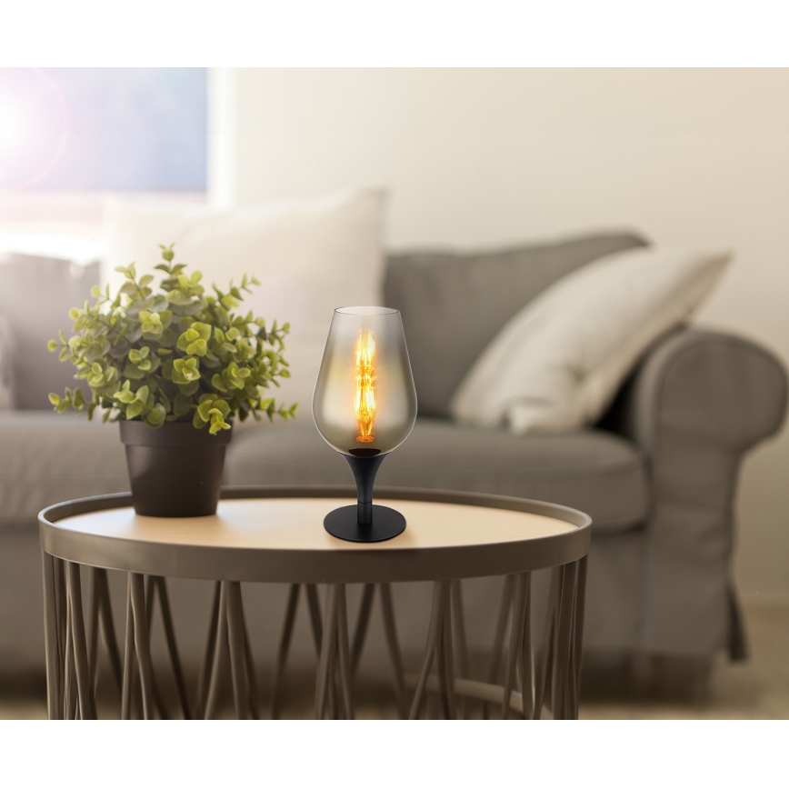 Globo - Stona lampa 1xE27/40W/230V pr. 15 cm zlatna