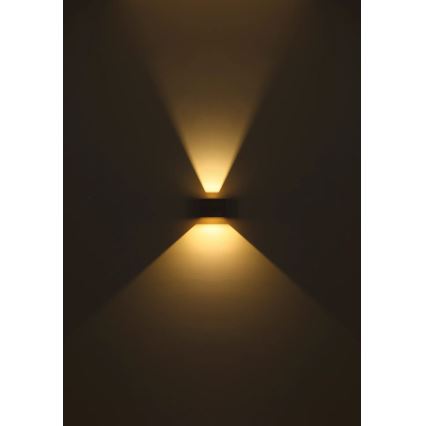 Globo - LED Zidna lampa LED/8W/230V braon