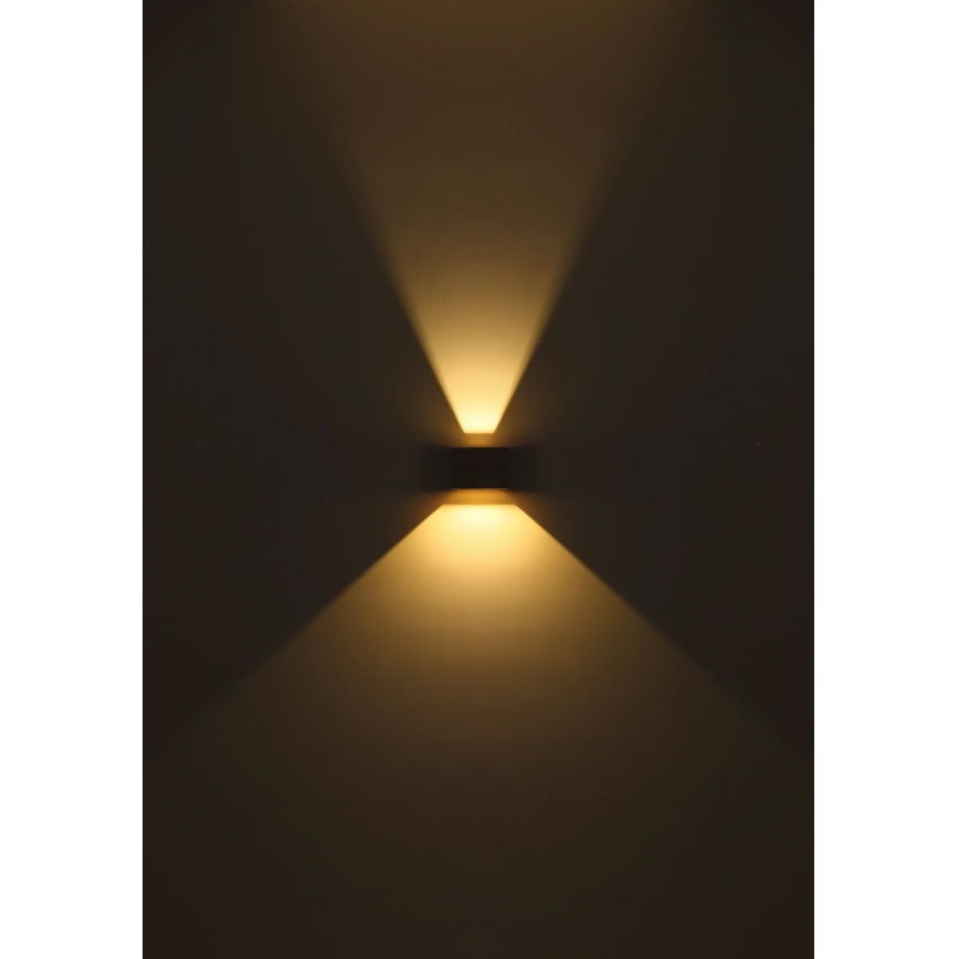 Globo - LED Zidna lampa LED/8W/230V braon