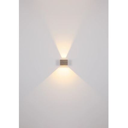 Globo - LED Zidna lampa LED/8W/230V braon
